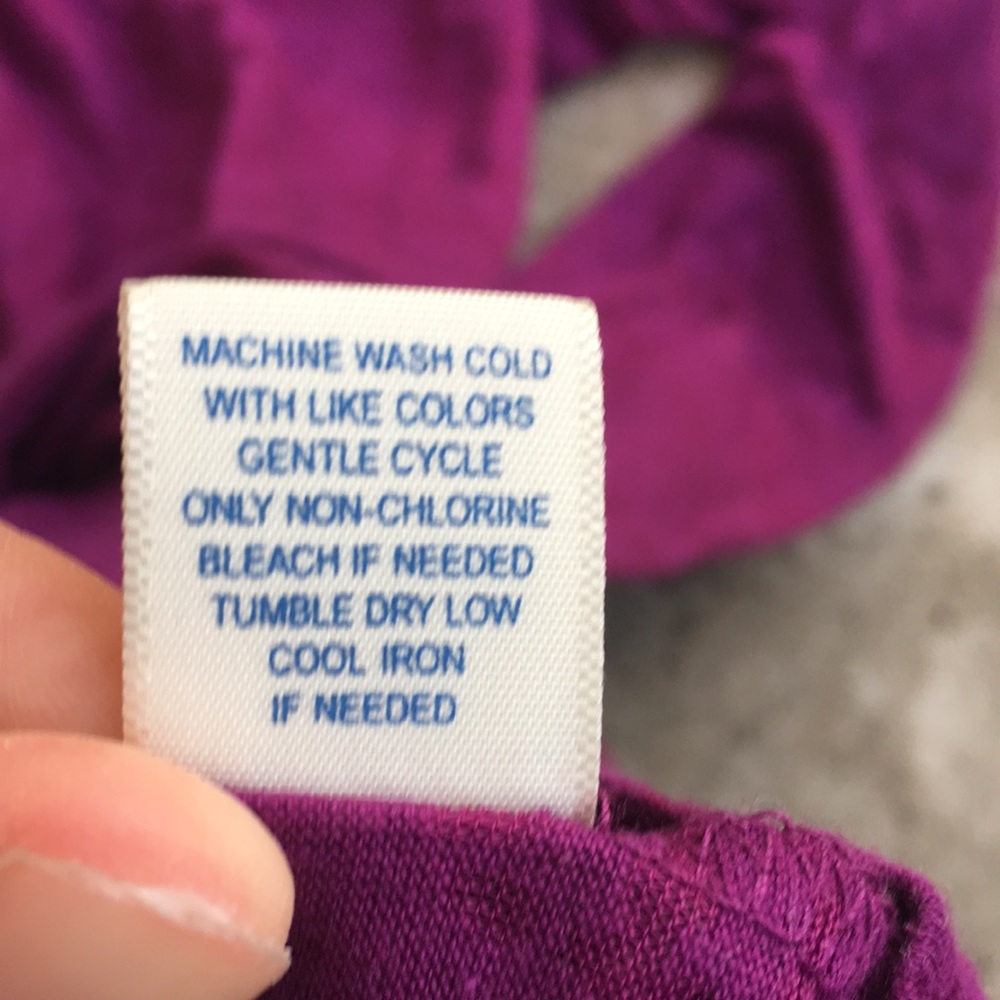EUC Maurices long sleeve purple top - Picture 5 of 8